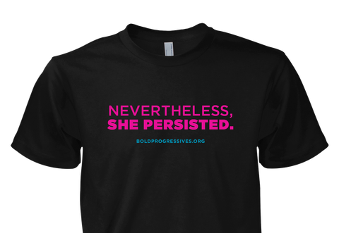 She Persisted Tee - Black
