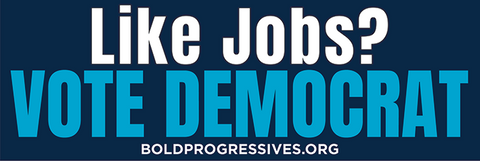 Like Jobs? Vote Dem Sticker