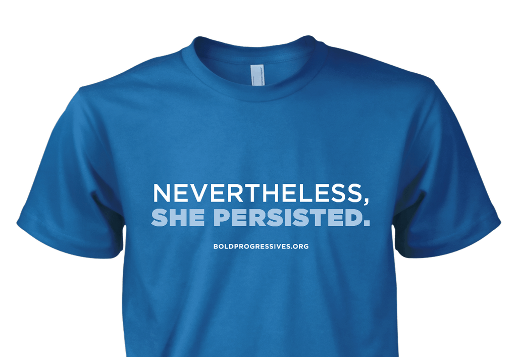 She Persisted Tee - Blue