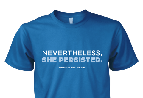 She Persisted Tee - Blue